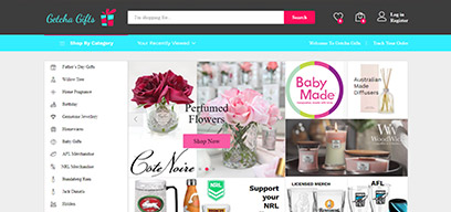 Getcha Gifts Ecommerce Website