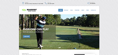 Beaudesert Golf Website
